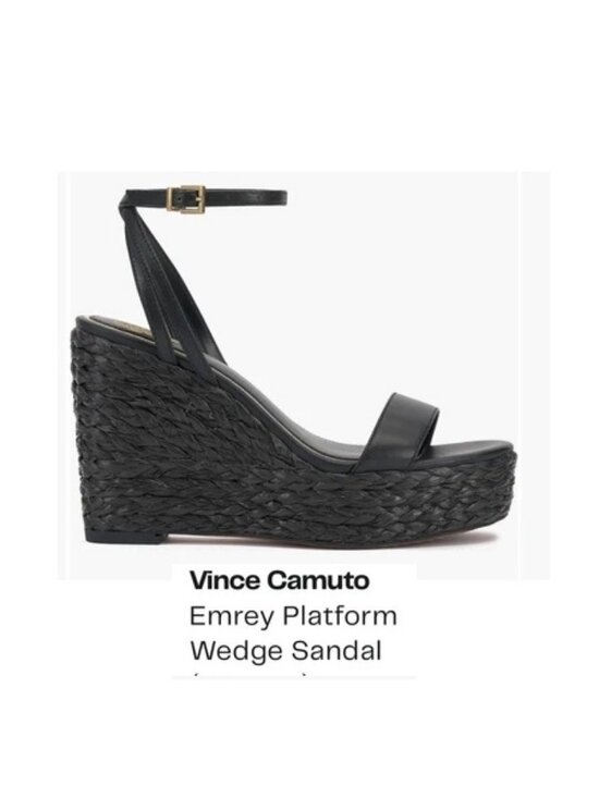 Vince Camuto Shoes - Vince Camaro Emrey Platform Wedge Sandals sz 9.5